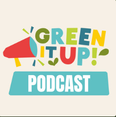 logo green it up podcast